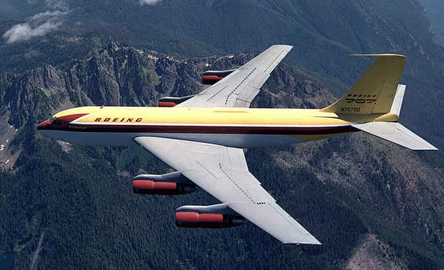 The Dash 80, registration N70700. Note “707" painted on the tail.